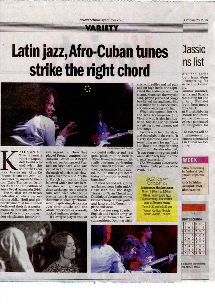 Latin jazz, Afro-Cuban tunes strike the right chord